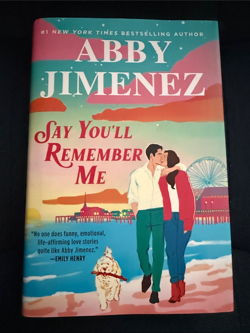 Abby Jimenez Say You'll Remember Me - Pink/Teal Cover